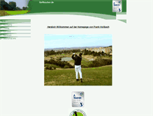 Tablet Screenshot of golfteacher.de